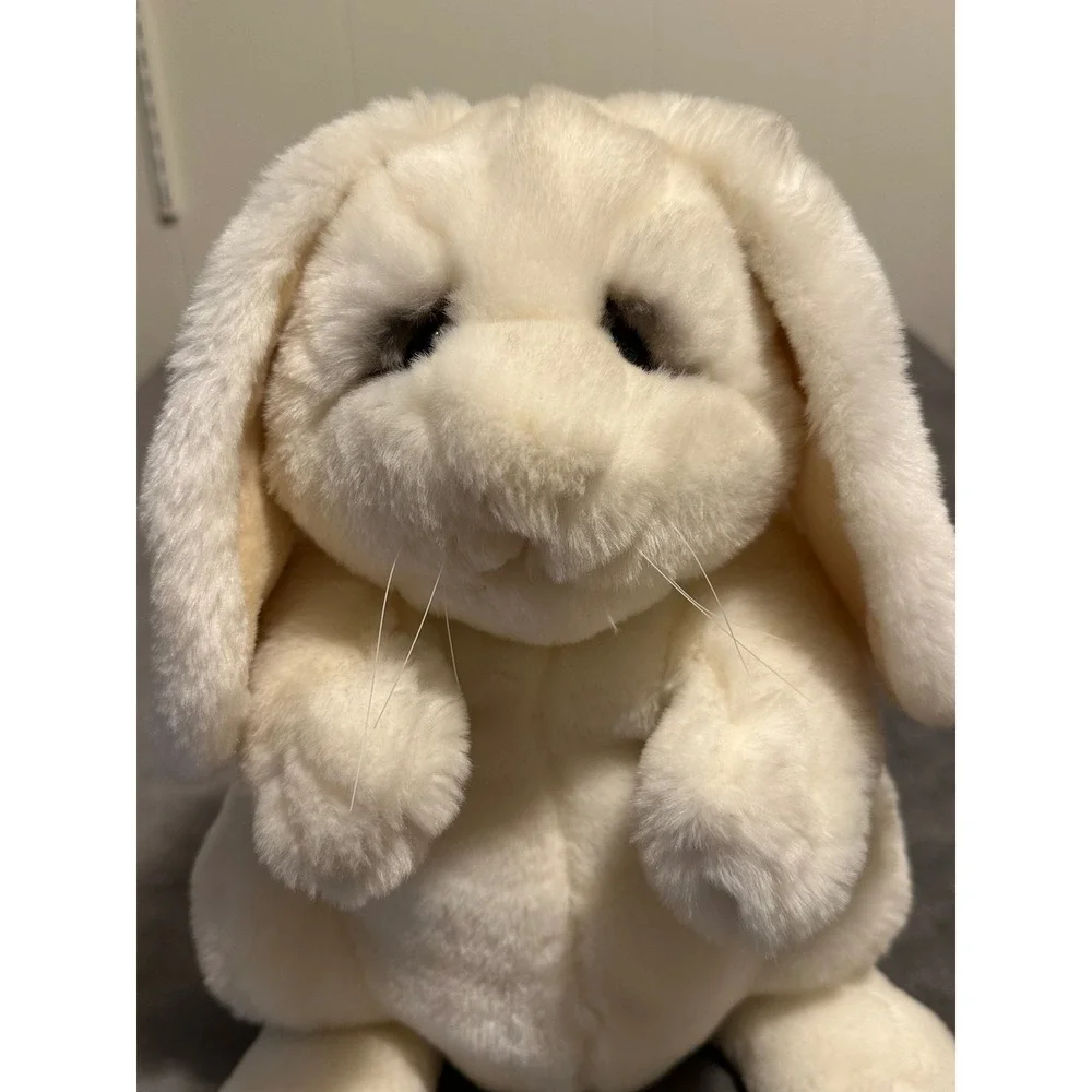 Dakin Lou Rankin Friends Cream Bunny Rabbit Plush Stuffed Animal 12 Inch Cream